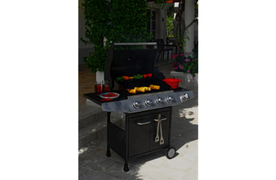 Premium 4 Burner Gas BBQ with Side Burner